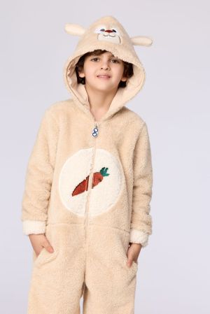 Onesie konijn BEIGE