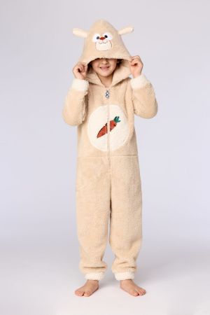 Onesie konijn BEIGE
