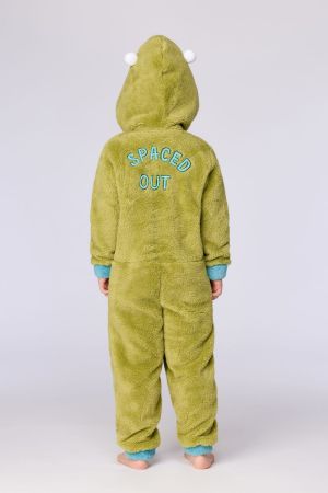 Onesie alien GROEN