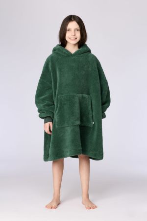 Cuddle sweater kids DONKERGROEN