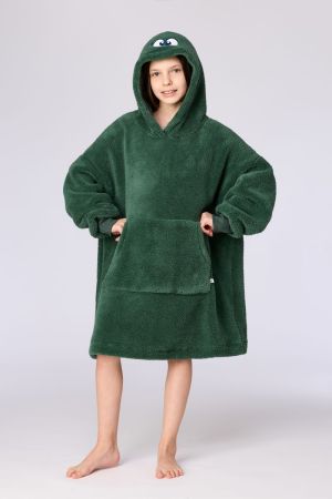 Cuddle sweater kids DONKERGROEN