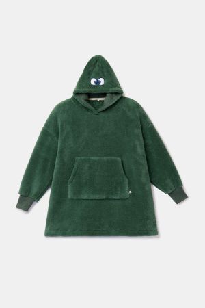Cuddle sweater kids DONKERGROEN