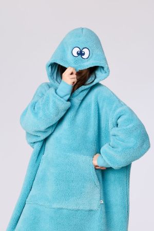 Cuddle sweater kids BLAUW