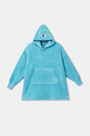 Cuddle sweater kids BLAUW