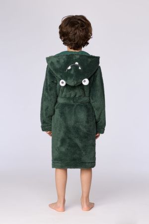 Unisex kamerjas fleece DONKERGROEN